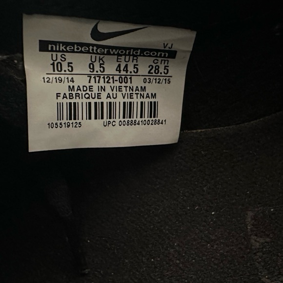 Nike x Fragment Design Roshe LD-1000 SP Black/White 717121-001 Men’s Size 10.5 - Picture 12 of 14